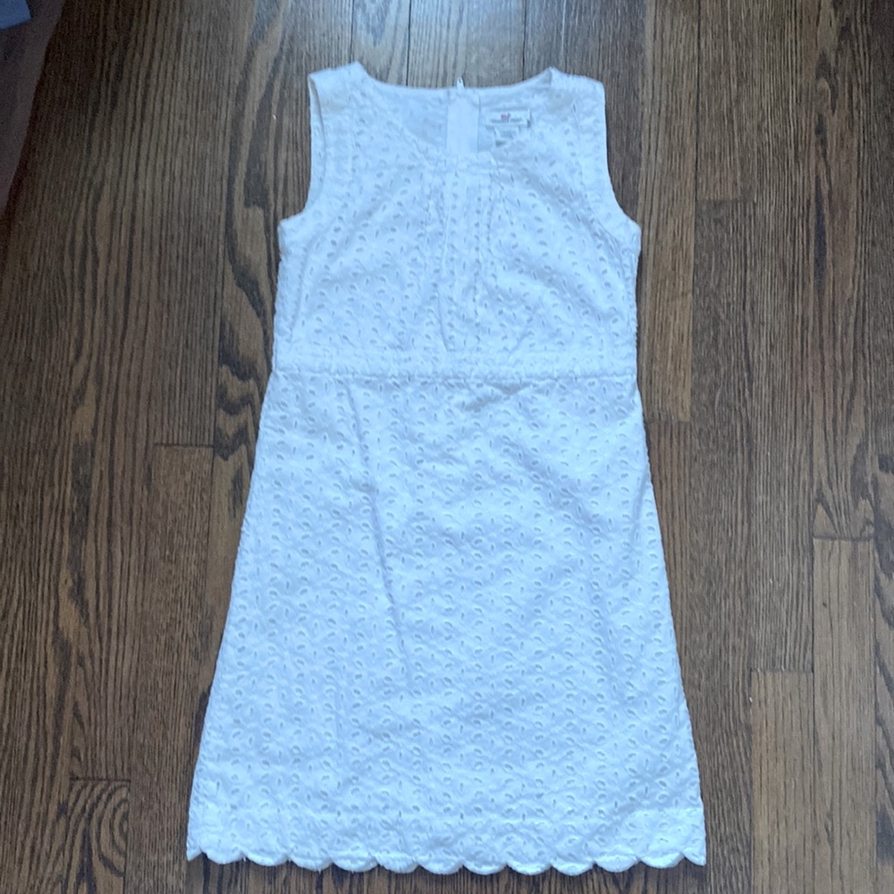 Vineyard Vines White eyelet spring or summer dress - girls 12